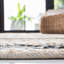 Tapis en jute / coton à tissage plat en fibre naturelle Clairvaux-1989055209