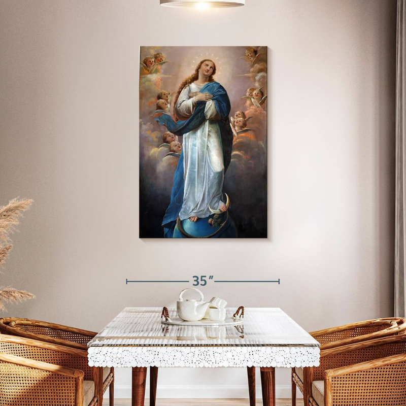 Vierge Marie Adella, H 45 po x l 30 po