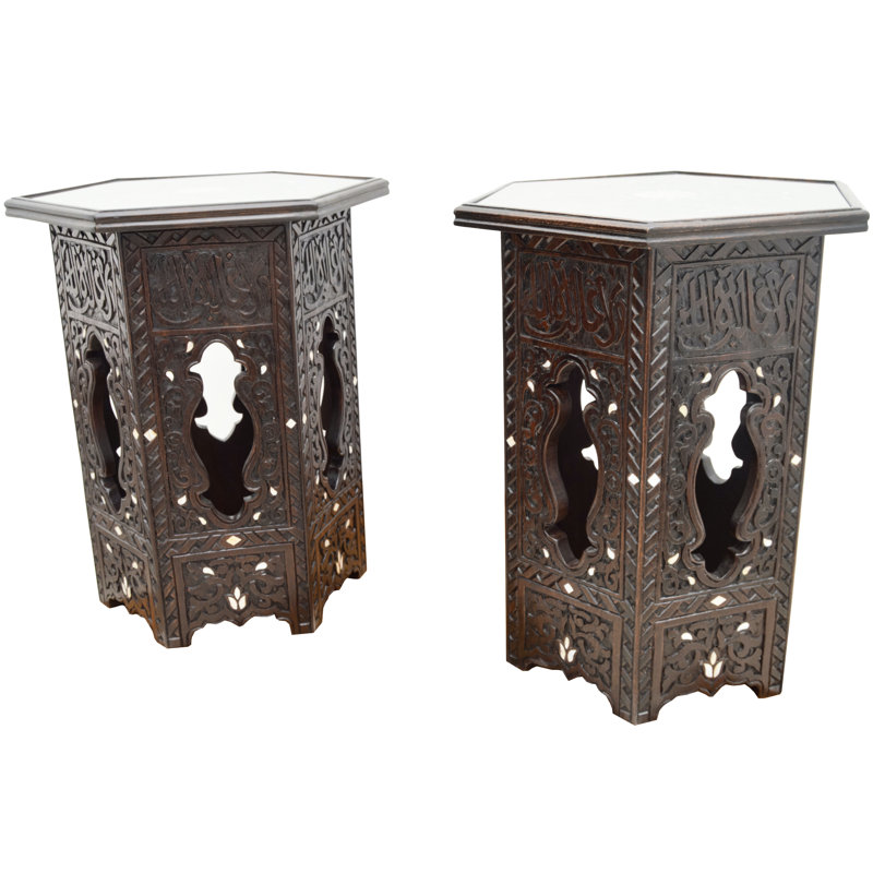Syrian Glass End Table