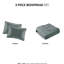 Couvre-lit réversible pour grand lit 3 - avec un matelassage délicieux, surdimensionné pour les matelas profonds, rembourré de coton prélavé, comprend deux taies décoratives, housse de matelas élégante facile à laver, lavable à la machine