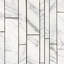 Statuary White Marble 13 in. x 10 in. Marble Tile