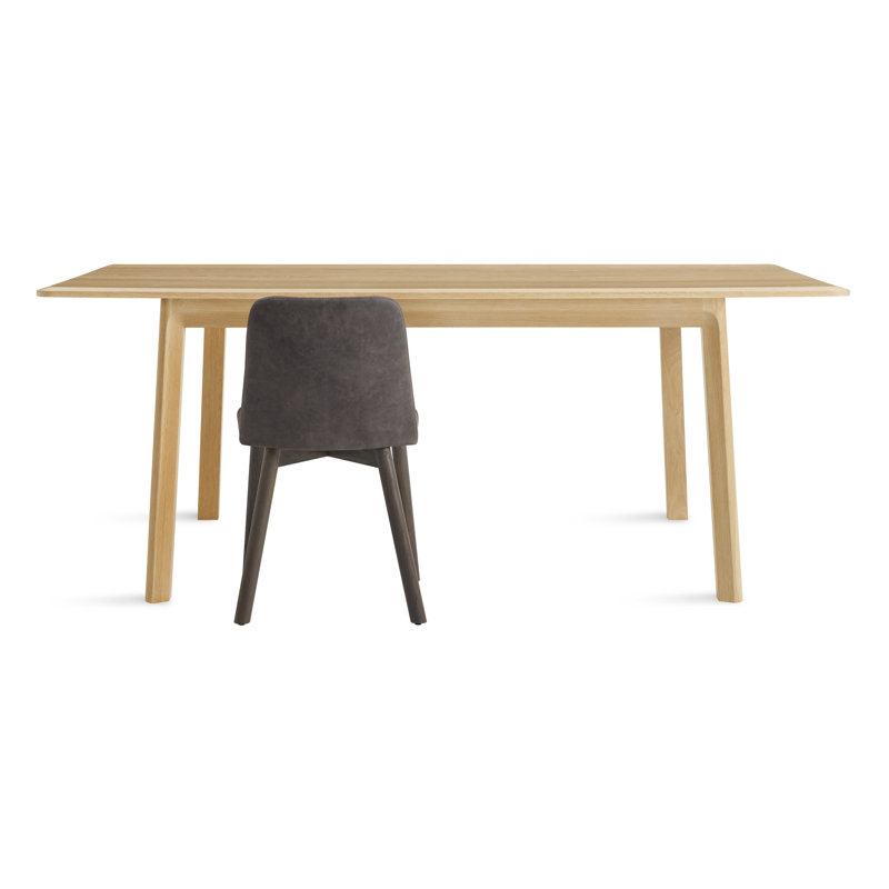 Keeps Solid Wood Dining Table, White Oak, 38" W x 77" L
