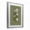 «Pretty Little Flower Avocado», reproduction sous verre encadrée, conception par Yvette St. Amant