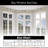 Hrishaan Adjustable Bay Window Single Curtain Rod-881177932