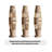 Vertical Slatted Distressed Wood Light Ornament