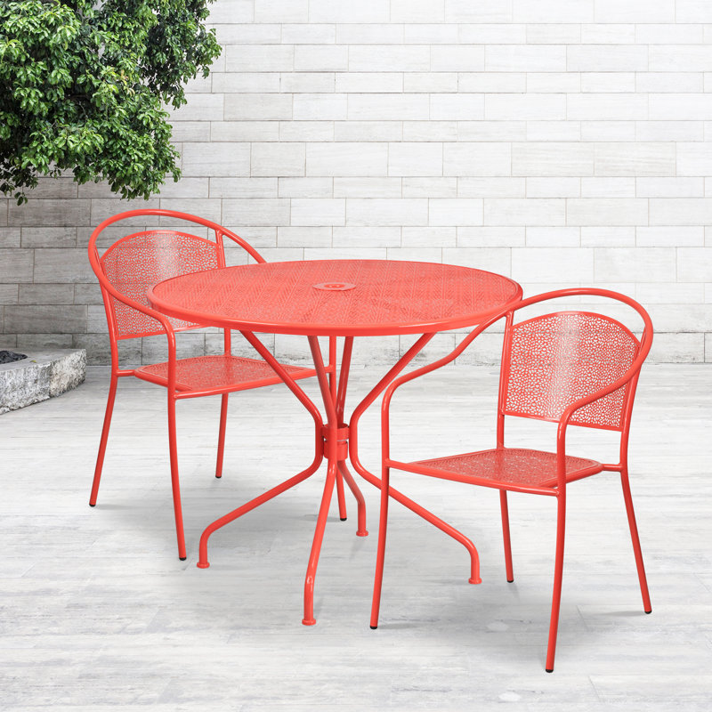 Ensemble bistro rond pour 2 personnes 35,25 po Round, Corail