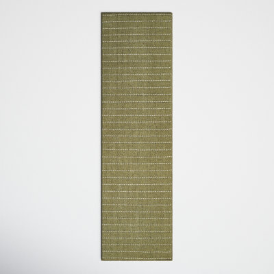 Amita Handmade Green Rug