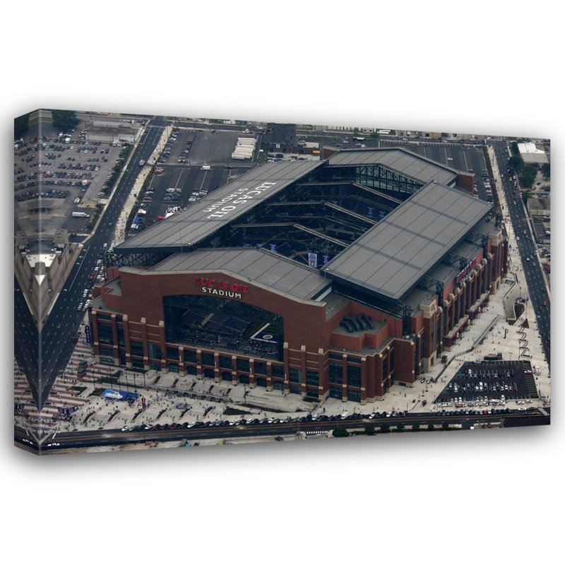 Lucas Oil Stadium, H 12 po x l 18 po