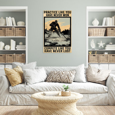 Hockey Practise Like You Have On Canvas Print