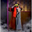 Demons Haunted Hill Farm Portemanteau Halloween animatronique avec sons activés par le mouvement