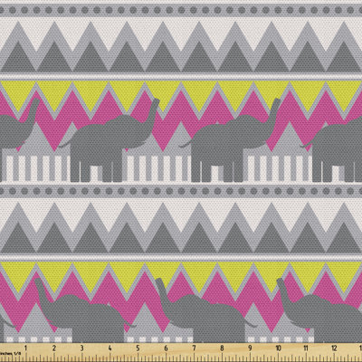 Meadowbrook Colourful Geometrical Fabric