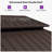 Aluminum Hardtop Gazebo Double Roof For Patio Desk Backyard Brown-109244134