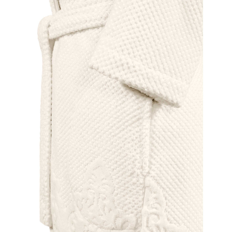 Michelle Ecru 100% Cotton Terry Cloth Bathrobe, XL