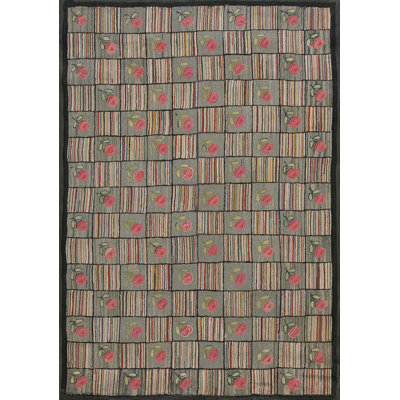 Tapis bouclé gris antique