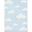 Tapis bleu clair Kehr Kids Rugs Cloud 9-120232950-69876047