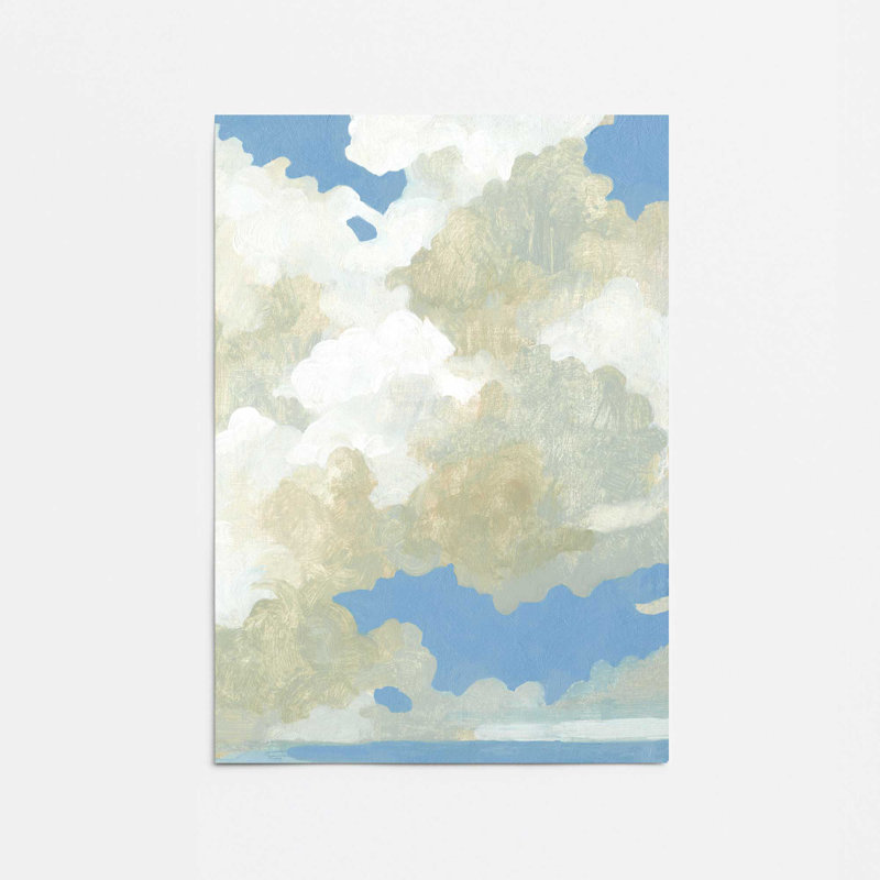 Calmez les nuages dans la brise II, H 10 po x l 8 po, Impression sans cadre
