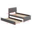 Lit plateforme tapissier simple Teddy-1833390545
