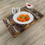 Polyester Amber And Caramel Rectangle Placemat