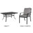 Metal 7-Piece Outdoor Patio Dining Set with Cushions