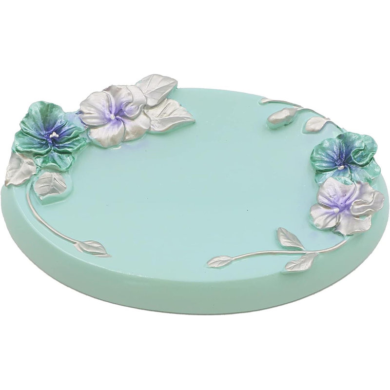Five piece bathroom accessory set