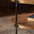 Drake Round Wood Coffee Table with Metal Legs