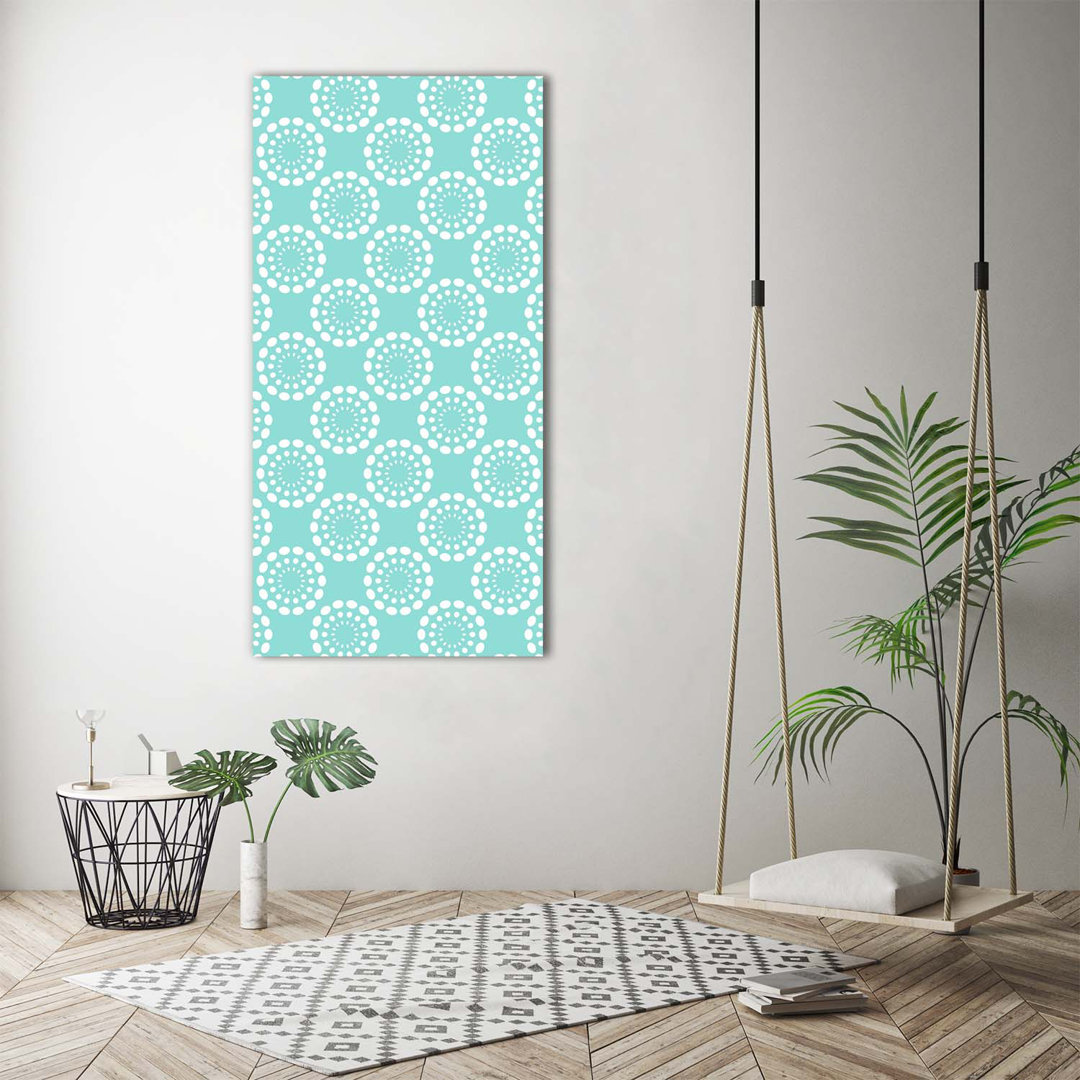 Geometrischer Hintergrund - Wrapped Canvas