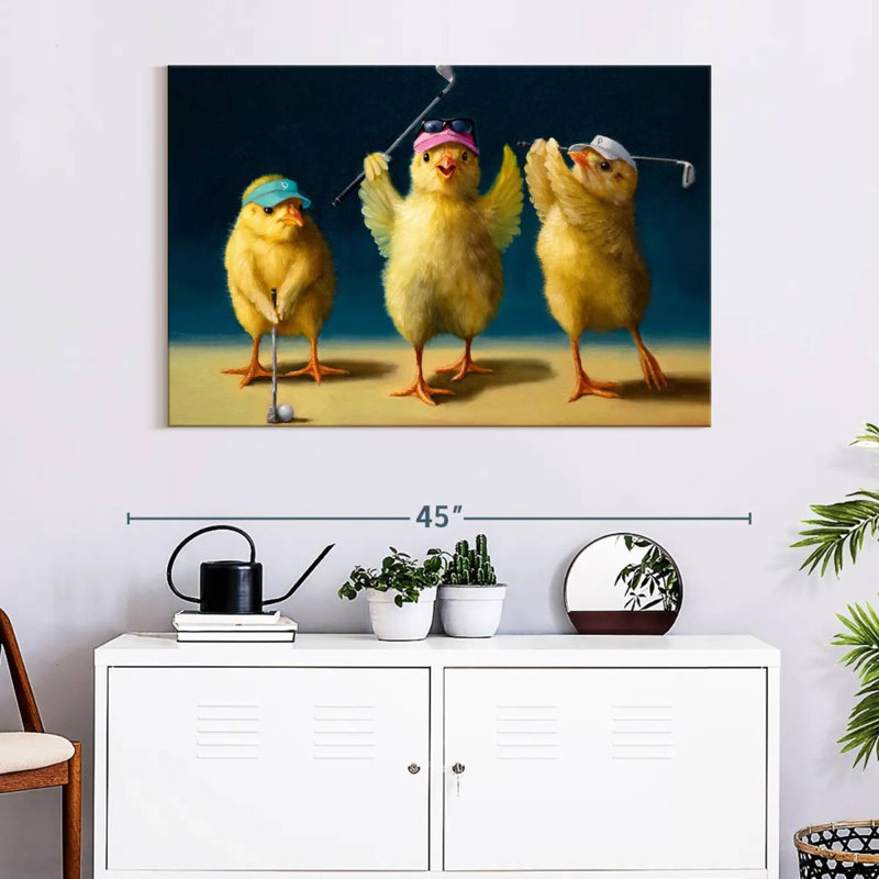 Yoga Chicks Golf Chicks, 34" H x 51" W