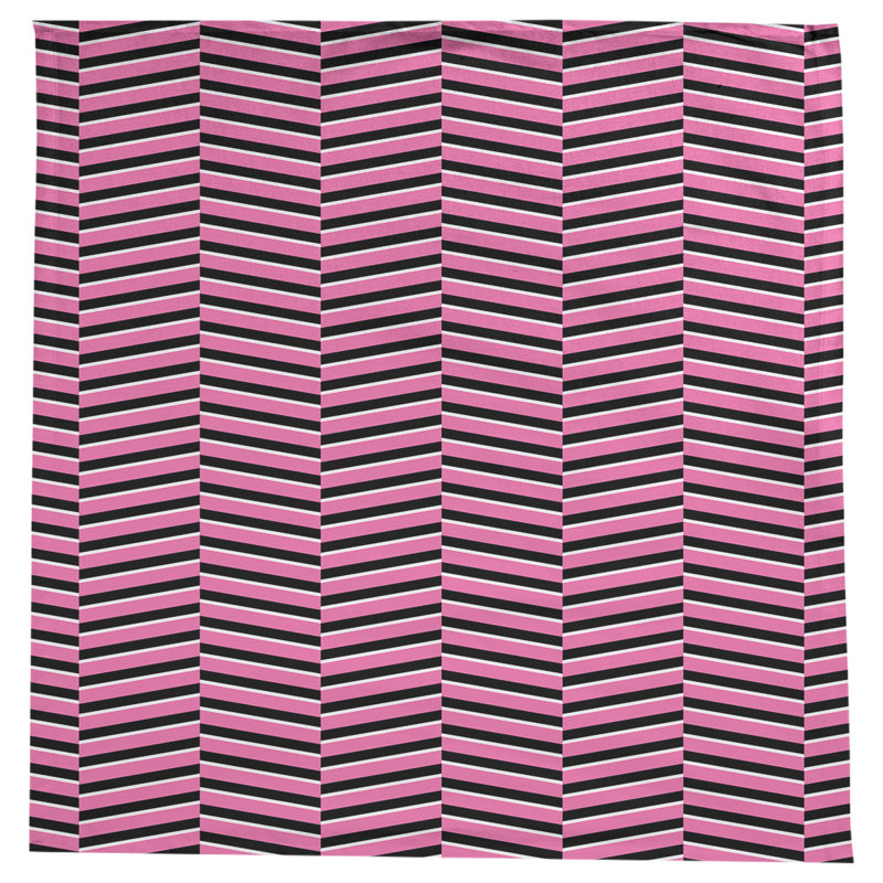 Rayures fracturées Nappe, Rose