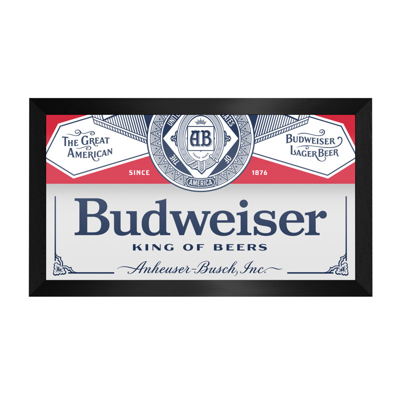 Budweiser Rectangle Mirror