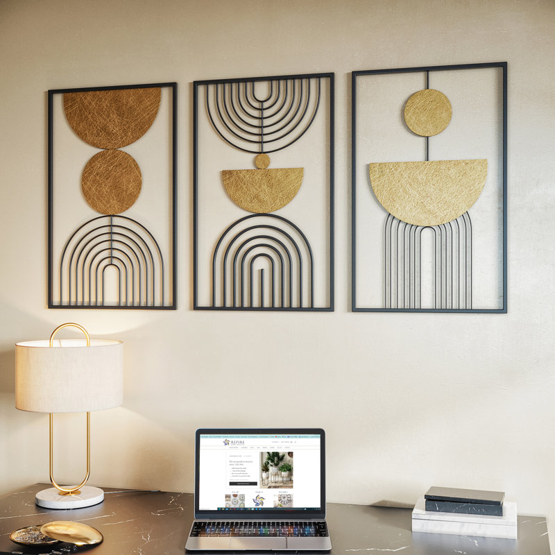 Vespera Abstract Metal Modern Wall Décor