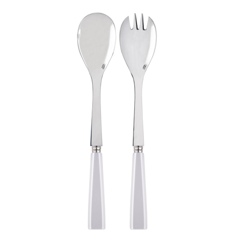 Icone Salad Servers, White