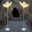 2Pcs Élégante lampe sur pied papillon à DEL pour décoration de mariage romantique et créative Lumière dorée pour le mariage de Noël-1355381234