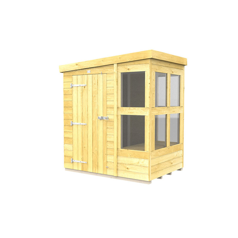 6ft x 4ft Pent Potting Shed
