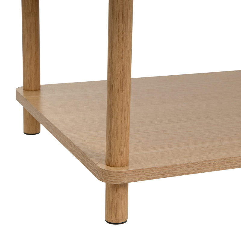 Reshad 46.5cm H x 88cm W Bamboo / Rattan Bookcase, Natural