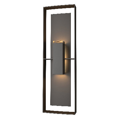Shadow Box Flush Mount Outdoor Wall Sconce