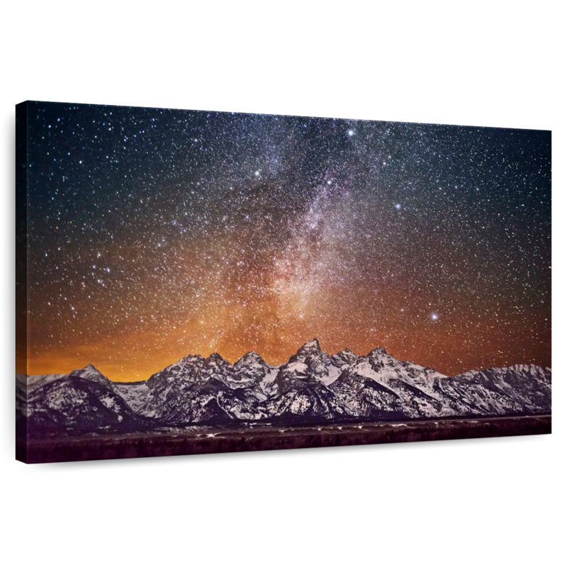 Oberle Voie Lactée sur Grand Teton, H 24 po x l 36 po