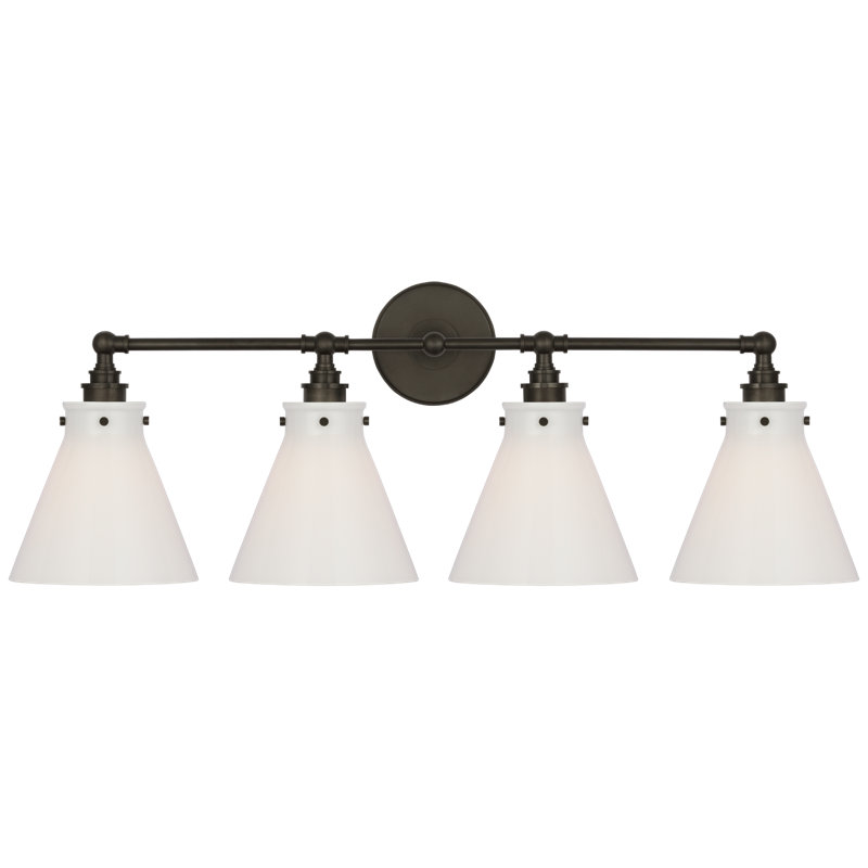 Parkington 4 - Light Vanity Light, Bronze, White