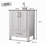 24" Modern Free-Standing Single Bathroom Vanity-97666644