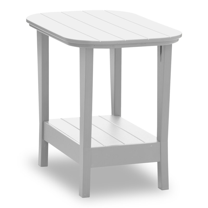 Table d'appoint Aru, Blanc