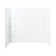 60" W x 72" H Frameless Rectangle Sliding Tub & Shower Kit with Towel Bar and Base Included