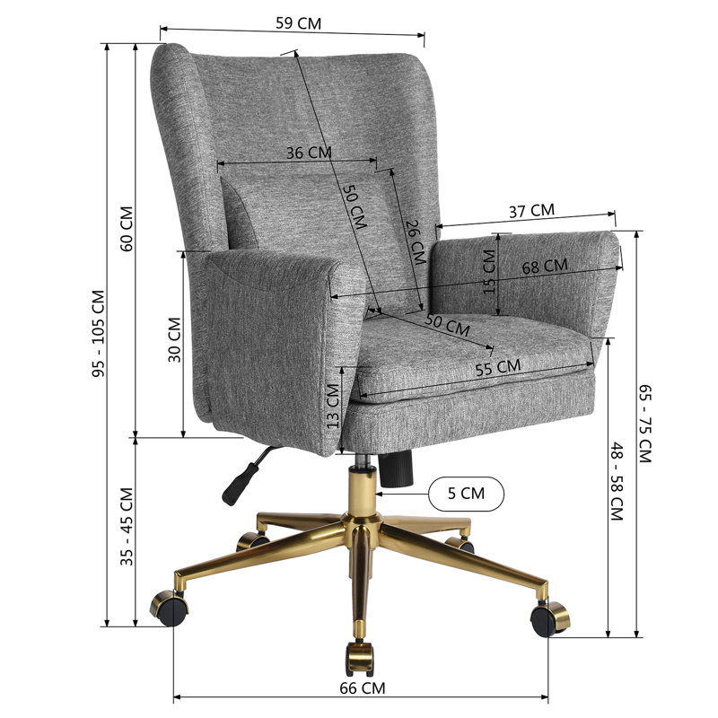 Castilla Executive Chair, Anthracite
