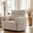 Oversized 54" Faux Fur Power Recliner Chair with Adjustable Lumbar Support & USB Charging Port-1285595410