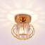 Debussy 1-Light Crystal Semi Flush Mount Ceiling Light-1027218698