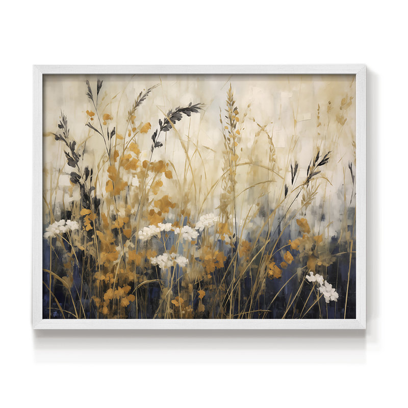 Série florale - CXLIV - Impression encadrée - Restickable, H 8 po x l 10 po, Blanc