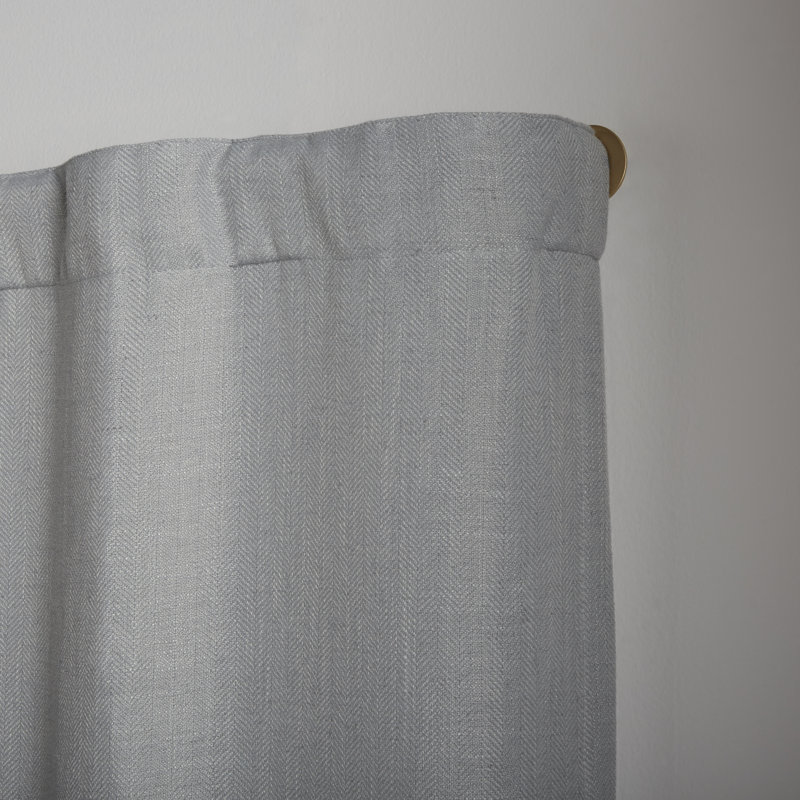 Gold Adjustable Wrap Around Curtain Rod, 52-72 inches
