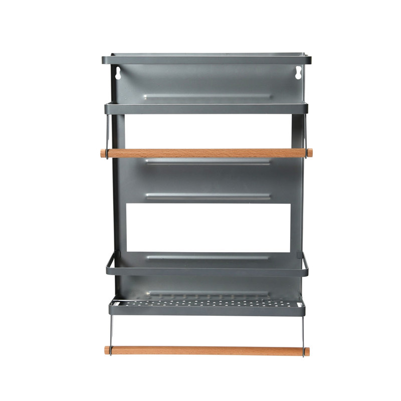 Étagère de rangement Pernini H 18,25 po x l 12,6 po x P 4,25 po, gris