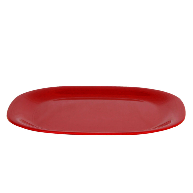 Assiette plate 11 po mélamine Willsboro, Rouge