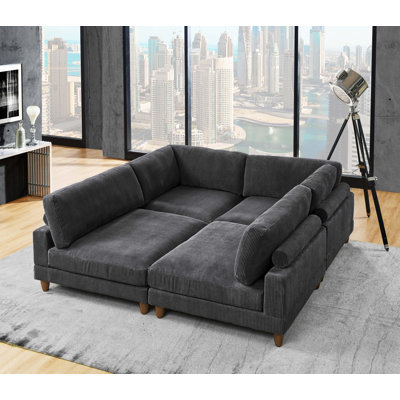 178" Wide Left Hand Facing Modular Corner Sectional