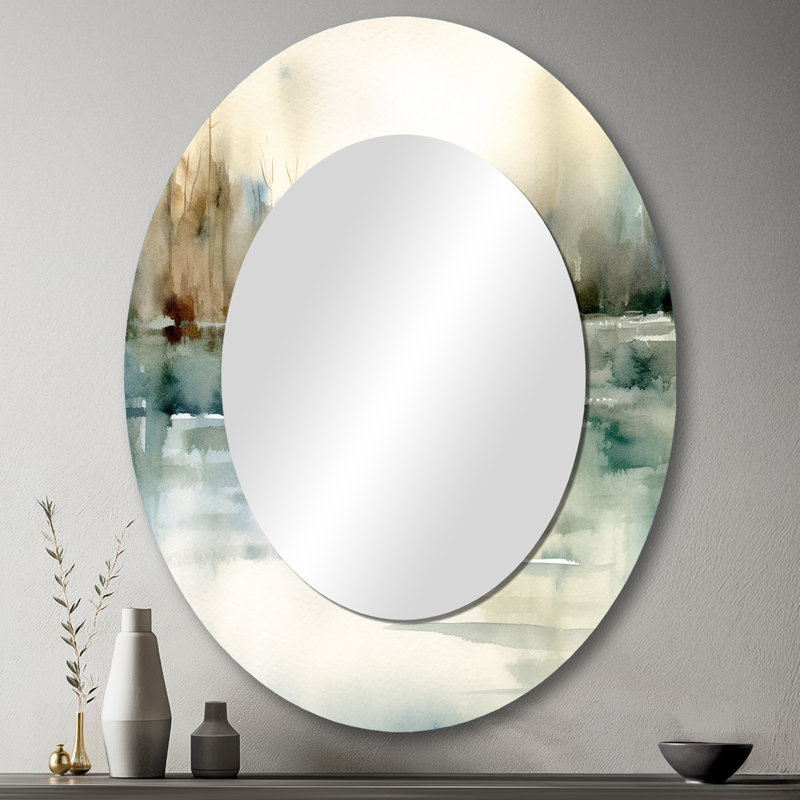 Nanteuil - Miroir animaux en métal, 43 po x 33 po