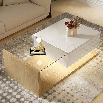 Omer Frame Coffee Table with Storage